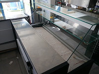 Gekoelde toonbank met glazen opzetvitrine diamond bouwjaar 2024 - afbeelding 3 van  6