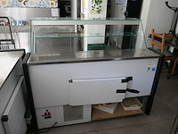 Gekoelde toonbank met glazen opzetvitrine diamond bouwjaar 2024 - afbeelding 4 van  6