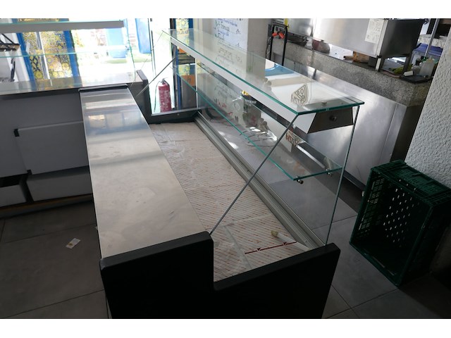 Gekoelde toonbank met glazen opzetvitrine diamond bouwjaar 2024 - afbeelding 6 van  6