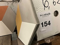 Geksagon 6-hoekig gekleurde cement vloertegel - afbeelding 3 van  4