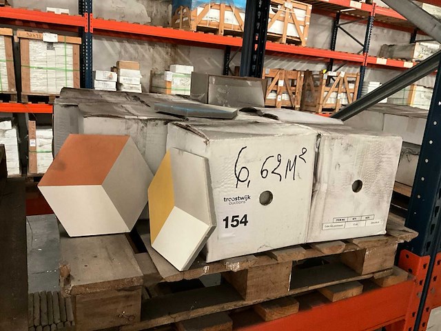 Geksagon 6-hoekig gekleurde cement vloertegel - afbeelding 4 van  4