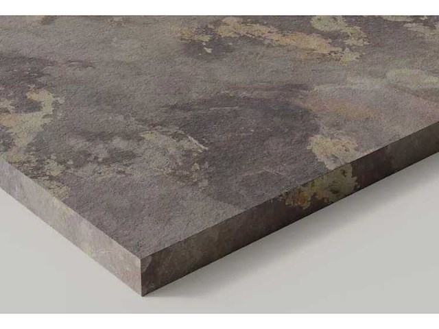 Gelamineerd werkblad geoxideerde steen b.315.d.65cmxd.38mm - afbeelding 3 van  5