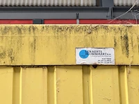 Gele bureel- / werfcontainer met ramen en elektriciteit - afbeelding 9 van  9