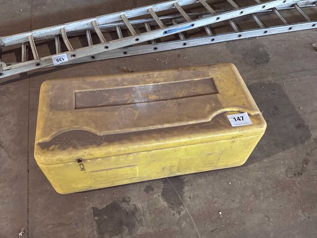 Gele opslagkoffer - afbeelding 1 van  4