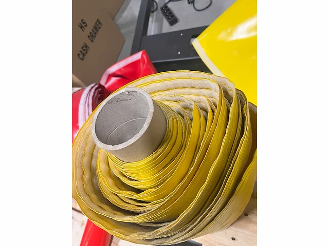 Gele pvc-beschermhoes voor palen of stangen van speeltoestellen – 5 m - afbeelding 4 van  8