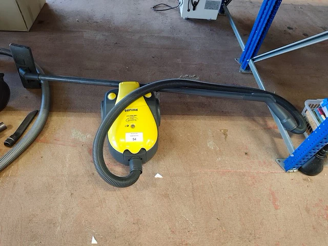 Gele sledestofzuiger philips impact plus 1400w (gebruikt en getest) - afbeelding 1 van  3