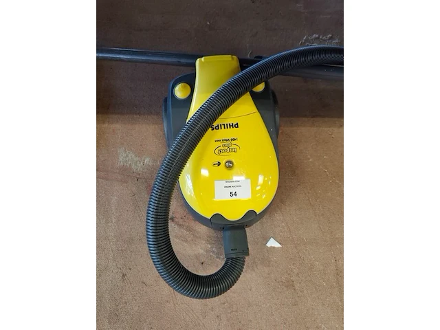 Gele sledestofzuiger philips impact plus 1400w (gebruikt en getest) - afbeelding 2 van  3