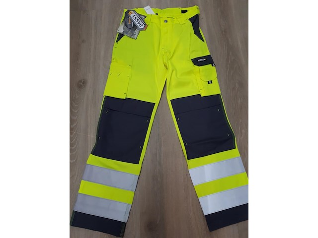 Gele werkbroek dassy buffalo maat 40 - afbeelding 1 van  2