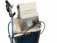 Geleispuitmachine w&ve, bag-in-box systeem, verrijdbaar onderstel