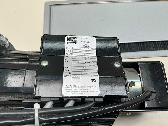 Gelijkstroommotor met tandwieloverbrenging en encoder (4x) - afbeelding 7 van  8