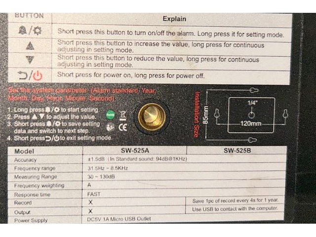 Geluidsniveaumeter - afbeelding 4 van  4