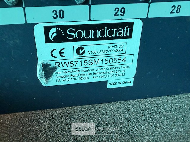 Geluidstafel soundcraft - afbeelding 8 van  9