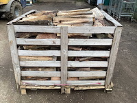 Gemengd gekloven hout (10x) excl houten box - afbeelding 2 van  2