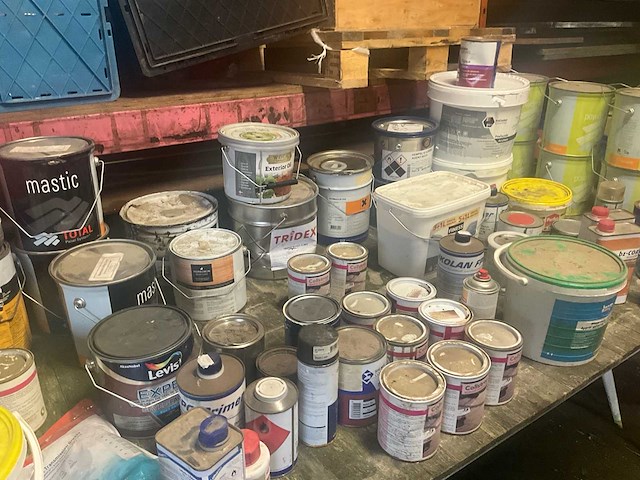 Gemengd lot verf, verdunners en bouwchemicaliën - afbeelding 7 van  8