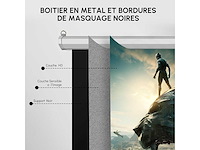 Gemotoriseerd projectorscherm elektrische projectorformaten 4:3 84 inch - afbeelding 2 van  9