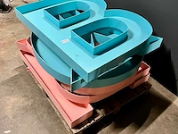 Gender reveal boy - girl mega letters 120cm! - afbeelding 2 van  3