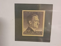 Generaal-gouvernement 1943 stempeltest gg adolf hitler get van een deskundige zie achterzijde postzegel - afbeelding 2 van  4