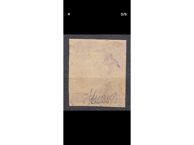 Generaal-gouvernement 1943 stempeltest gg adolf hitler get van een deskundige zie achterzijde postzegel - afbeelding 3 van  4