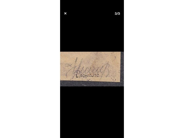 Generaal-gouvernement 1943 stempeltest gg adolf hitler get van een deskundige zie achterzijde postzegel - afbeelding 4 van  4