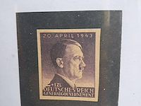 Generaal-gouvernement 1943 stempeltest g.g-adolf hitler met certificaat of handtekening van deskundige geschatte cataloguswaarde 300 euro