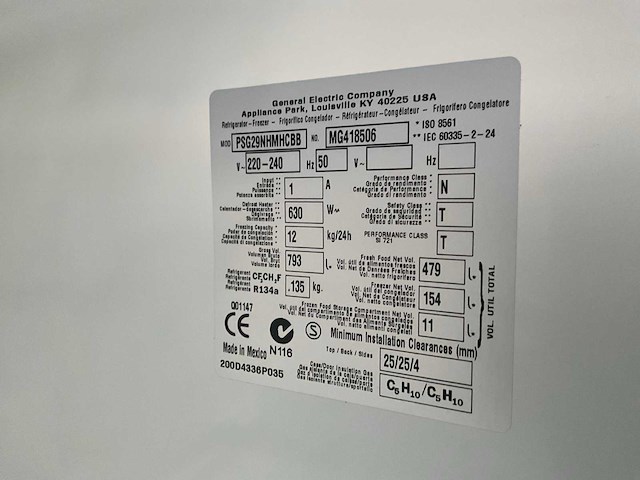 General electric psg29nhmhcbb rvs koelkast - afbeelding 20 van  21