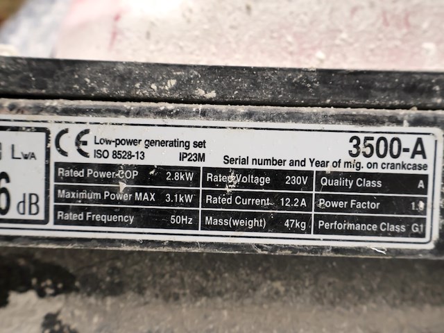 Generator 3500w - afbeelding 4 van  6