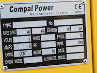Generator compal power vg-r30 diesel 2025 37kva - afbeelding 1 van  1