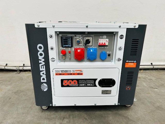 Generator daewoo ddae10500dse-3g diesel 8.1kva 2026 nieuw - afbeelding 1 van  1