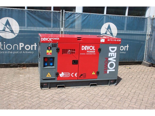 Generator devol power vg-r30 diesel 37.5kva 2026 nieuw - afbeelding 1 van  1
