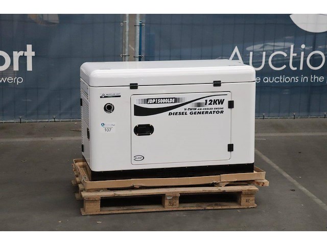 Generator jdp 15000lde diesel 12kw 2017 nieuw - afbeelding 1 van  1