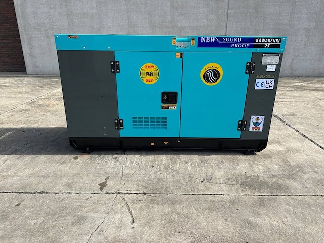 Generator kawakenki kk25-iii-sss diesel 25 kva 2025 - afbeelding 1 van  1