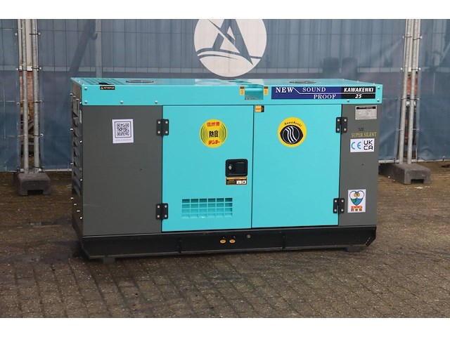 Generator kawakenki kk25-iii-sss diesel 25kva 2025 nieuw - afbeelding 1 van  1