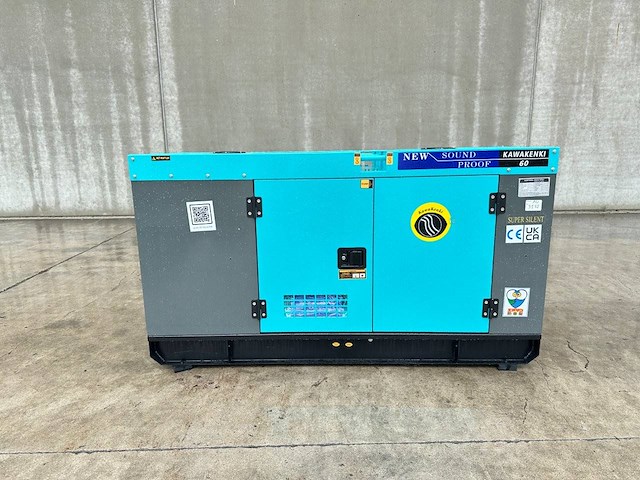 Generator kawakenki kk60-iii-sss diesel 2026 60kva nieuw - afbeelding 1 van  1
