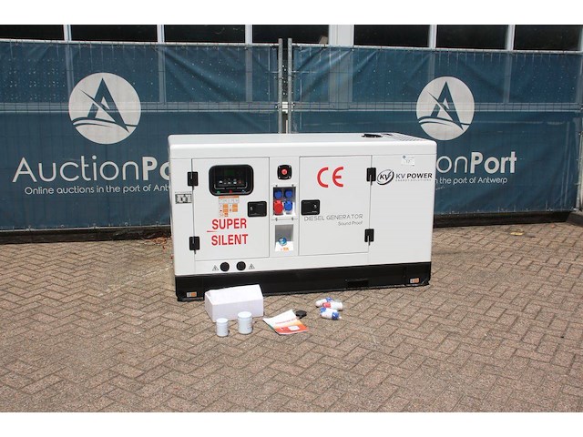 Generator kv power ricardo gfs-24 diesel 30kva 2026 nieuw - afbeelding 1 van  1