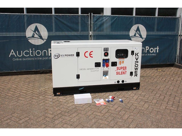 Generator kv power ricardo gfs-40 diesel 55kva 2026 nieuw - afbeelding 1 van  1