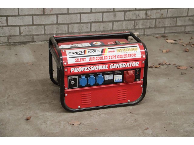 Generator munich tools mt8500w benzine nieuw - afbeelding 1 van  1
