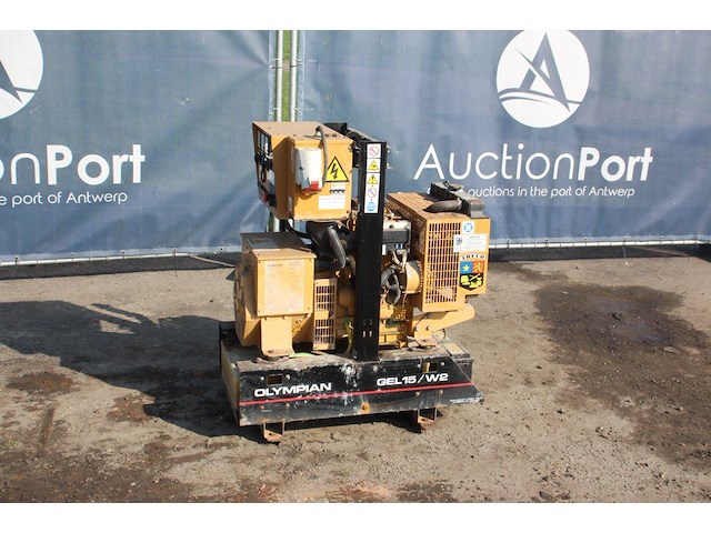 Generator olympian gel15/w2 diesel 15kva - afbeelding 1 van  1