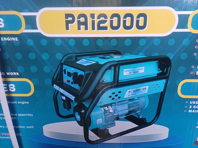 Generator powerage pa12000 benzine nieuw - afbeelding 1 van  1