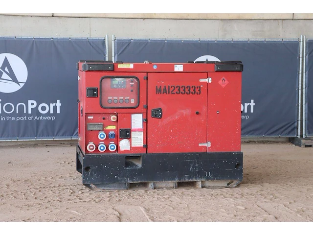 Generator pramac grw22 diesel 19.8kva 2016 - afbeelding 1 van  1