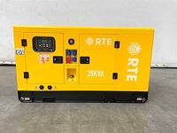Generator rte 7423 diesel 2025 25 kva 2025 nieuw