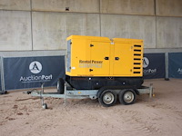Generator sdmo r110c3 diesel 2015 100kva op aanhangwagen - afbeelding 1 van  1