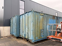 Generator stamford uc.i274f1 diesel 160kva 1998 ingebouwd met container - afbeelding 1 van  1
