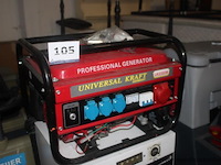 Generator, universal kraft, uk6500w, 220v, werking niet gekend - afbeelding 1 van  1