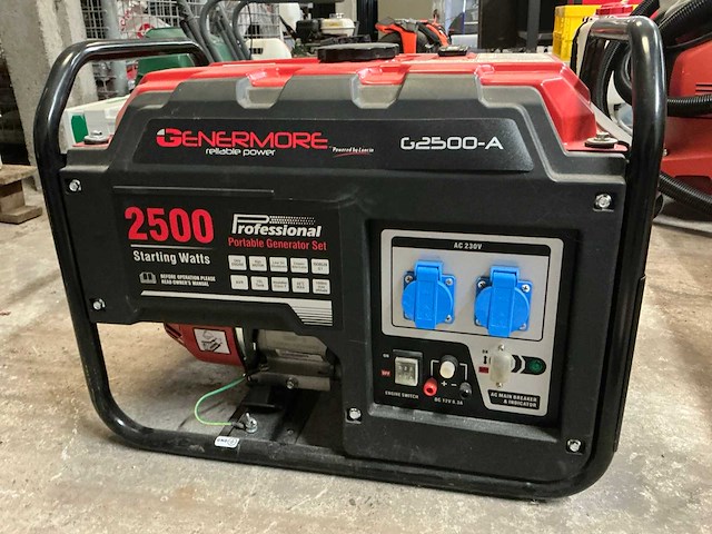 Genermore g2500-a stroomgenerator - afbeelding 4 van  5