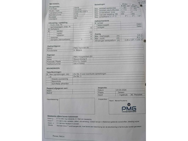 Genie - 2014 - gs-2032 - hoogwerker - afbeelding 4 van  25