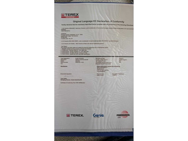 Genie - 2014 - gs-2032 - hoogwerker - afbeelding 31 van  31