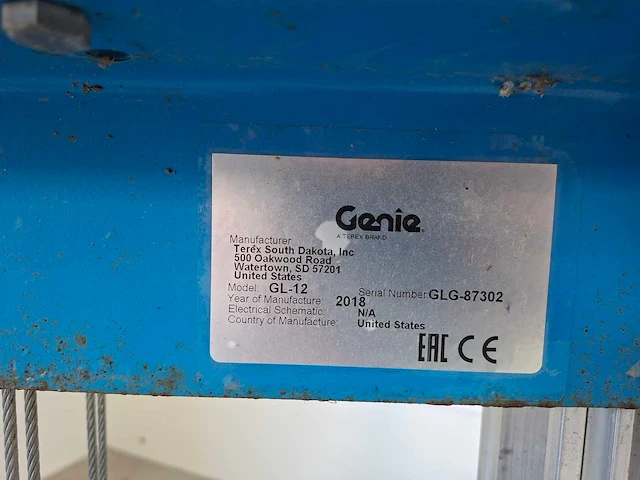 Genie - gl-12 - constructielift gl-12 - 2018 - afbeelding 4 van  6