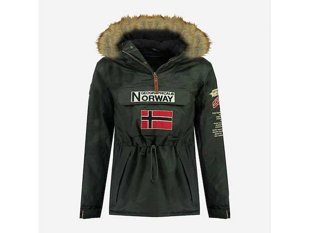 Geografische noorwegen anorak wr034h-020 l - grijs - afbeelding 1 van  4