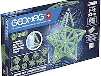Geomag™ glow in the dark magnetische bouwblokken set - afbeelding 1 van  3