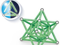 Geomag™ glow in the dark magnetische bouwblokken set - afbeelding 3 van  3